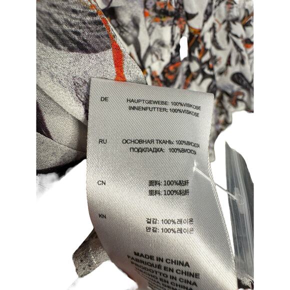 IRO New Voodoo Multicolor Long Sleeve Viscose Blouse Size 38 - Picture 5 of 10